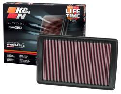 K&N - K&N 33-2369 Drop-In Replacement Air Filter - Image 2