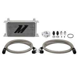 Mishimoto - Mishimoto MMOC-UL Universal 19 Row Oil Cooler Kit Black Rubber Lines - Image 1