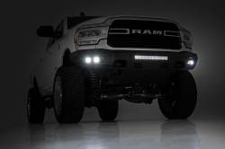Rough Country Suspension Systems - Rough Country 10806A Heavy Duty Black Front Bumper for 19-26 RAM 2500 4WD - Image 5
