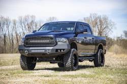 Rough Country Suspension Systems - Rough Country Heavy Duty Black Front Bumper for 13-18 RAM 1500 10774 - Image 5