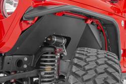 Rough Country Suspension Systems - Rough Country 10497A Black Front Inner Fender Liners for 18-26 Jeep Wrangler JL - Image 3