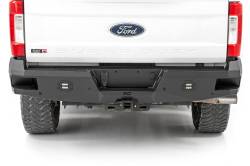 Rough Country Suspension Systems - Rough Country Heavy Duty Black Rear Bumper 17-22 Super Duty 10788 - Image 2