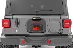 Rough Country Suspension Systems - Rough Country 10584 Spare Tire Carrier Delete Kit w/LED for 18-24 Wrangler JL - Image 3