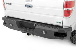 Rough Country Suspension Systems - Rough Country 10768 Heavy Duty Black Rear Bumper for 09-14 Ford F150 - Image 3