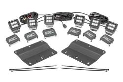 Rough Country 2" Triple LED Pod Fog Light Kit-Spot 21-25 Ford Bronco 51085
