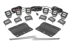 Rough Country 2" Triple LED Pod Fog Light Kit-Flood 21-25 Ford Bronco 51086