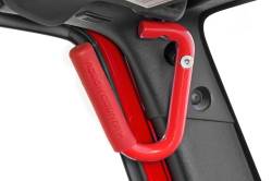 Rough Country Suspension Systems - Rough Country 6501RED Front Steel Grab Handles Red for 07-18 Jeep Wrangler JK - Image 2
