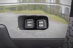 Rough Country Suspension Systems - Rough Country 70628DRL Dual 2" LED Pod Fog Light Kit-Flood Silverado/Sierra HD - Image 5