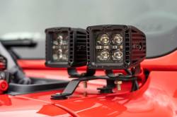 Rough Country Suspension Systems - Rough Country 70824 Cowl Mount Dual 2" LED Light Pod Kit for 18-26 Jeep JL/JT - Image 3