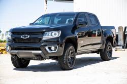 Rough Country Suspension Systems - Rough Country Front Tow Hook Brackets Black 15-22 Colorado RS166 - Image 3