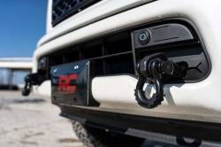 Rough Country Suspension Systems - Rough Country Front Tow Hook Brackets Black for 17-24 Nissan Titan RS149 - Image 2
