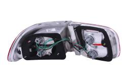 Anzo USA - Anzo 221220 USA Chrome Euro Red/Clear Lens Taillight for 92-95 Honda Civic Coupe - Image 2