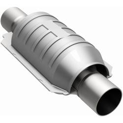 MagnaFlow Exhaust Products - MagnaFlow 53035 Standard Grade Universal Catalytic Converter 9"L x 4.375"W Round - Image 2