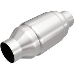 MagnaFlow Exhaust Products - MagnaFlow 54955 Standard Grade Universal Catalytic Converter 9.75"L x 4"W Round - Image 1