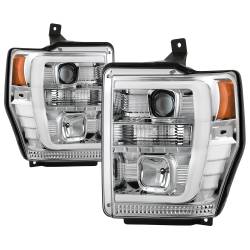 Spyder Auto - Spyder 5087744 Chrome Projector Headlights w/Switchback for 08-10 F250/F350 SD - Image 1
