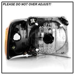 Spyder Auto - Spyder Auto 9042614 OEM Style Headlights w/Corner Black for 01-05 Explorer Sport - Image 4