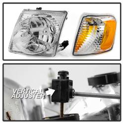 Spyder Auto - Spyder Auto 9042621 OEM Style Headlight w/Corner Chrome for 01-05 Explorer Sport - Image 5