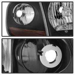 Spyder Auto - Spyder Auto 9042638 OEM Headlights w/Corner 4Pc Black for 97-03 Expedition/F150 - Image 3