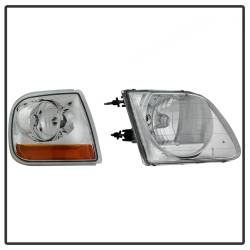 Spyder Auto - Spyder Auto 9042645 OEM Headlights w/Corner 4Pc Chrome for 97-03 Expedition/F150 - Image 5