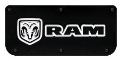Gatorback - Gatorback Replacement 14" Mud Flap Plate Black for RAM Head Logo GB755690 - Image 1