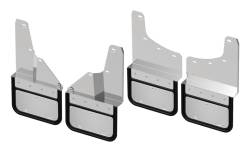 Gatorback 12" Black Front/Rear Mud Flap Set Sierra HD GCS200K-SS