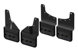 Gatorback 12" Black Front/Rear Mud Flap Set Sierra HD GCAA200K-GMG2
