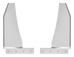 Gatorback - Gatorback Universal 1" Offset 12" Front/Rear Mud Flap Brackets-Silver GB756713 - Image 1