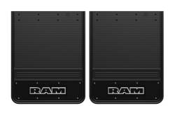 Gatorback - Gatorback 19"x24" Rear Dually Black Mud Flaps for RAM Text Logo GB1924RT-W - Image 1