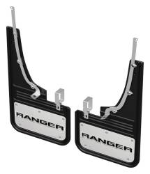 Gatorback - Gatorback GCR45F-6 12" Black Front Mud Flaps for Ford Ranger - Image 1