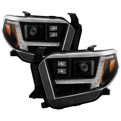 Spyder Auto - Spyder Auto 5088802 Projector Headlight Switch Back Sequent LED Turn Signal Blk - Image 1