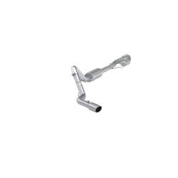 MBRP Exhaust - MBRP Exhaust S5019AL AL 3" Cat-Back Single Side Exit 19-26 Silv/Sierra 1500 2.7L - Image 1