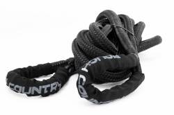 Rough Country Suspension Systems - Rough Country RS173 1" x 30' 30K Kinetic Recovery Tow Rope Black - Image 2