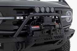 Rough Country Suspension Systems - Rough Country 51111 3.5" Black Front Bumper Safari Bar w/LED for 21-26 Bronco - Image 2