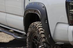 Rough Country Suspension Systems - Rough Country A-T11621 Defender Black Fender Flares for 16-23 Toyota Tacoma - Image 5