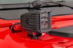 Rough Country Suspension Systems - Rough Country 80062 Cowl Mount 2" LED Light Pod Kit for 18-26 Jeep JL/JT - Image 3