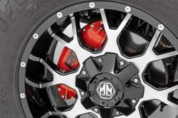 Rough Country Suspension Systems - Rough Country 71144A Bolt-On Front/Rear Caliper Covers Red for 21-26 Ford F150 - Image 2
