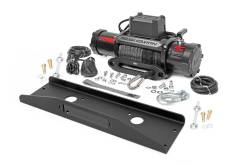 Rough Country Suspension Systems - Rough Country 92073 Front Winch Mount w/PRO9500S Winch for Mahindra Roxor - Image 2