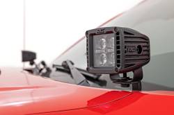 Rough Country Suspension Systems - Rough Country 71088 A-Pillar 2" LED Ditch Light Kit-Flood for 05-15 Tacoma - Image 2
