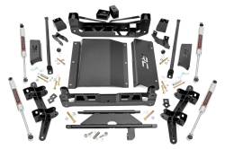 Rough Country Suspension Systems - Rough Country 27440 4" Suspension Lift Kit for 88-98 GM 1500 Truck/SUV 4WD - Image 1