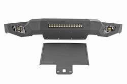 Rough Country Suspension Systems - Rough Country 10809A High Clearance Black Front Bumper for 21-23 Ford F150 - Image 6