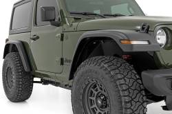 Rough Country Suspension Systems - Rough Country A-J01822 WF1 Fender Flares Black for 18-26 Jeep Wrangler JL - Image 3