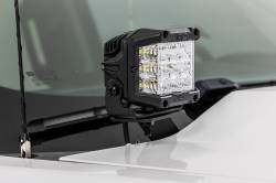 Rough Country Suspension Systems - Rough Country 71053 A-Pillar 2" LED Ditch Light -Flood for Silverado/Sierra 1500 - Image 6