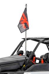 Rough Country Suspension Systems - Rough Country LED Whip Light Mounts Black for Polaris RZR XP1000 93051 - Image 5