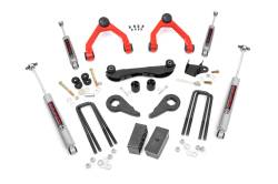Rough Country Suspension Systems - Rough Country 16530RED 2"-3" Suspension Lift Kit for 88-98 GM 1500 Truck/SUV 4WD - Image 1