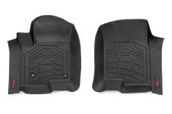 Rough Country Suspension Systems - Rough Country SM21612 Fr/Rr Floor Liners Black for 19-26 Silverado/Sierra Crew - Image 3