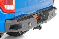 Rough Country Suspension Systems - Rough Country 10810A Heavy Duty Black Rear Bumper for 21-23 Ford F150 - Image 3