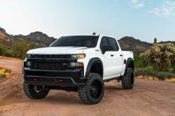 Rough Country Suspension Systems - Rough Country A-C12211 Black Defender Fender Flares for 19-26 Silverado 1500 - Image 4