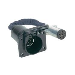 Husky Towing - Husky Towing 6-Way Round To 7-Way RV Blade Adapter 30693 - Image 2