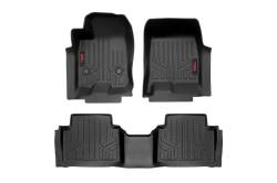 Rough Country Front/Rear Floor Liners Black 23-24 Colorado/Canyon Crew M-21313
