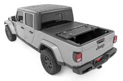Rough Country Suspension Systems - Rough Country 47620500B Hard Folding Tonneau Cover for 20-26 Gladiator JT 5' - Image 3